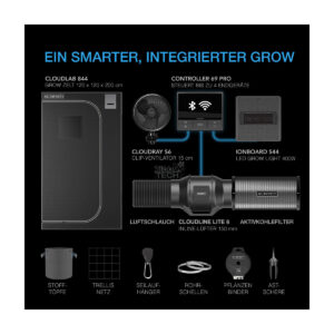 AC Infinity Advance Grow Zelt-System 120x120x200
