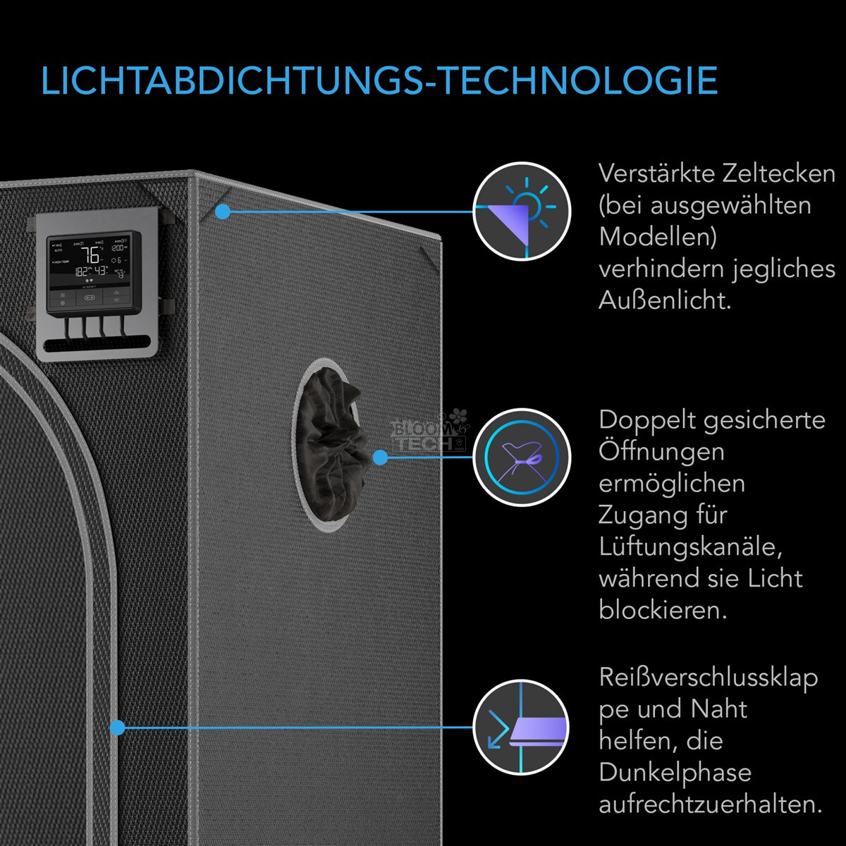 AC Infinity CLOUDLAB 894, Advance Grow Zelt 240 x120