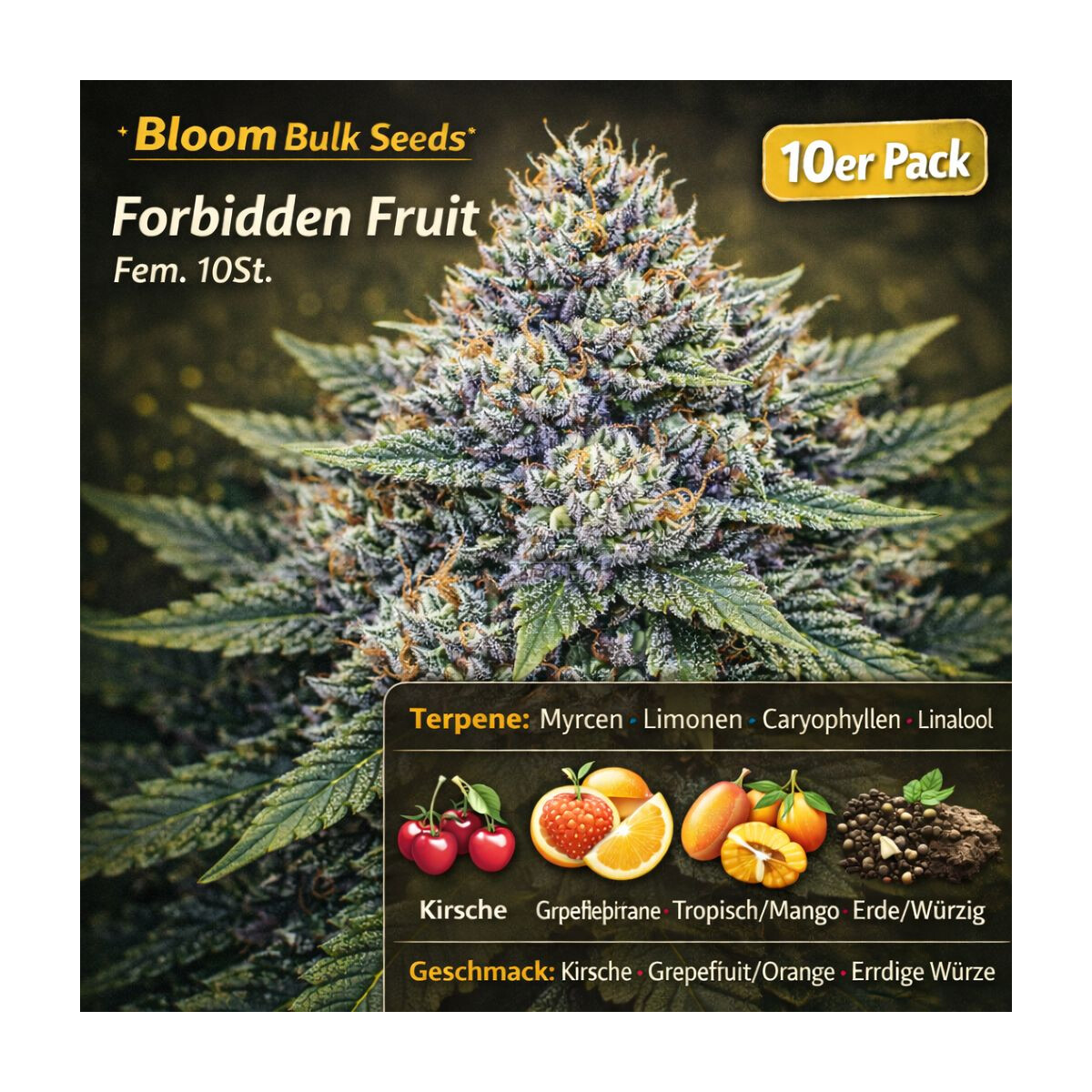 Forbidden Fruit - Bloom Bulk Seeds feminisiert 10er Pack