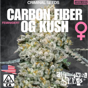 Carbon Fiber OG Kush x Cali - Criminal Seeds feminisiert 3er Pack