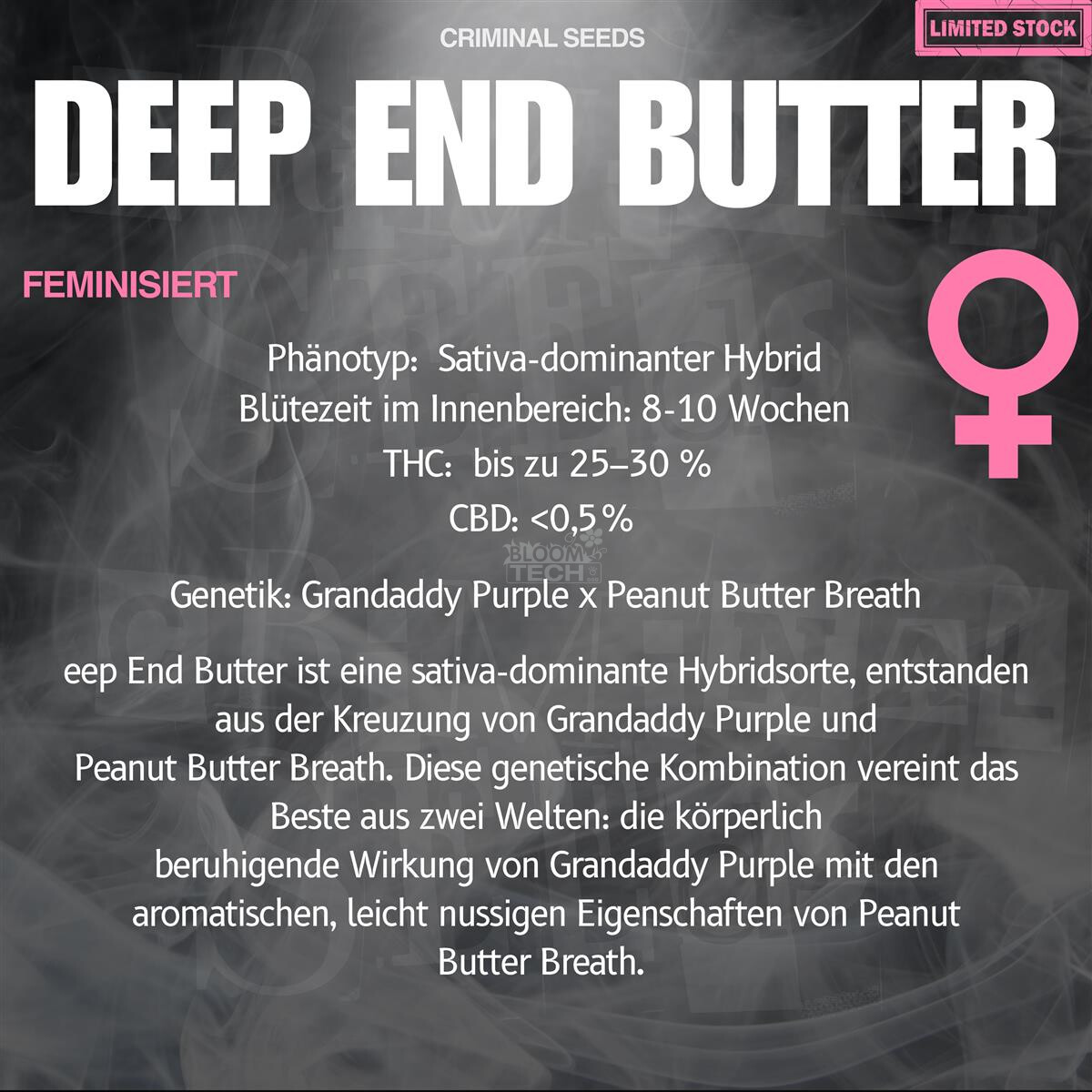 Deep End Butter x Cali - Criminal Seeds feminisiert 3er Pack
