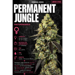 Permanent Jungle feminisiert Criminal Seeds 3er Pack
