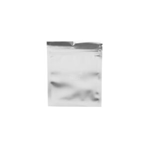 Zip-Beutel 125x100 mm Nylon Silber 100er Pack